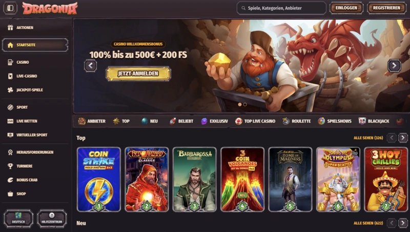 Dragonia casino en ligne à France
